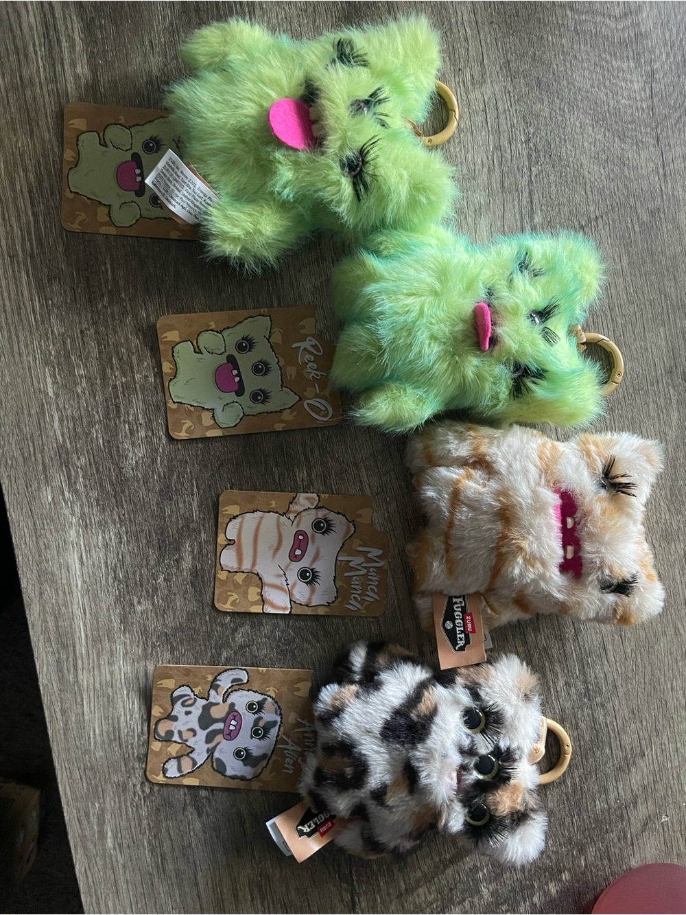 Zuru Fuggler Baddies Keychains